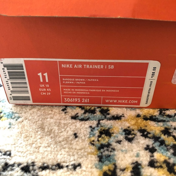 Nike Air Trainer 1 SB Huf Gold Digger - Picture 3 of 8